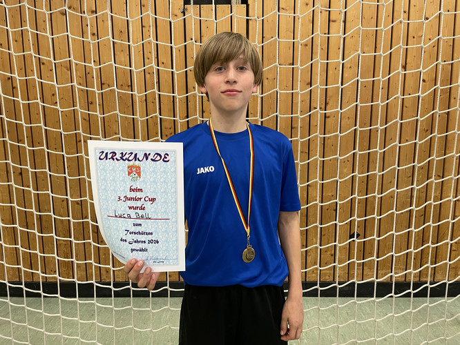 Auf diesem Bild sieht man den Schüler Luca Bell.