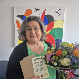 Dienstjubiläum Frau Reuter